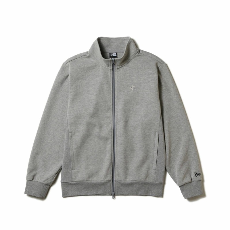 ニューエラゴルフ　テックスウェットフルジップ　グレー ニューエラゴルフ テック スウェット フルジップフーディー グレー L