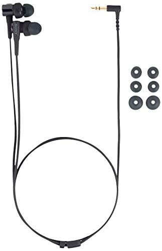 ソニー 有線イヤホン 重低音モデル MDR-XB55 : カナル型 ブラック MDR-XB55 B