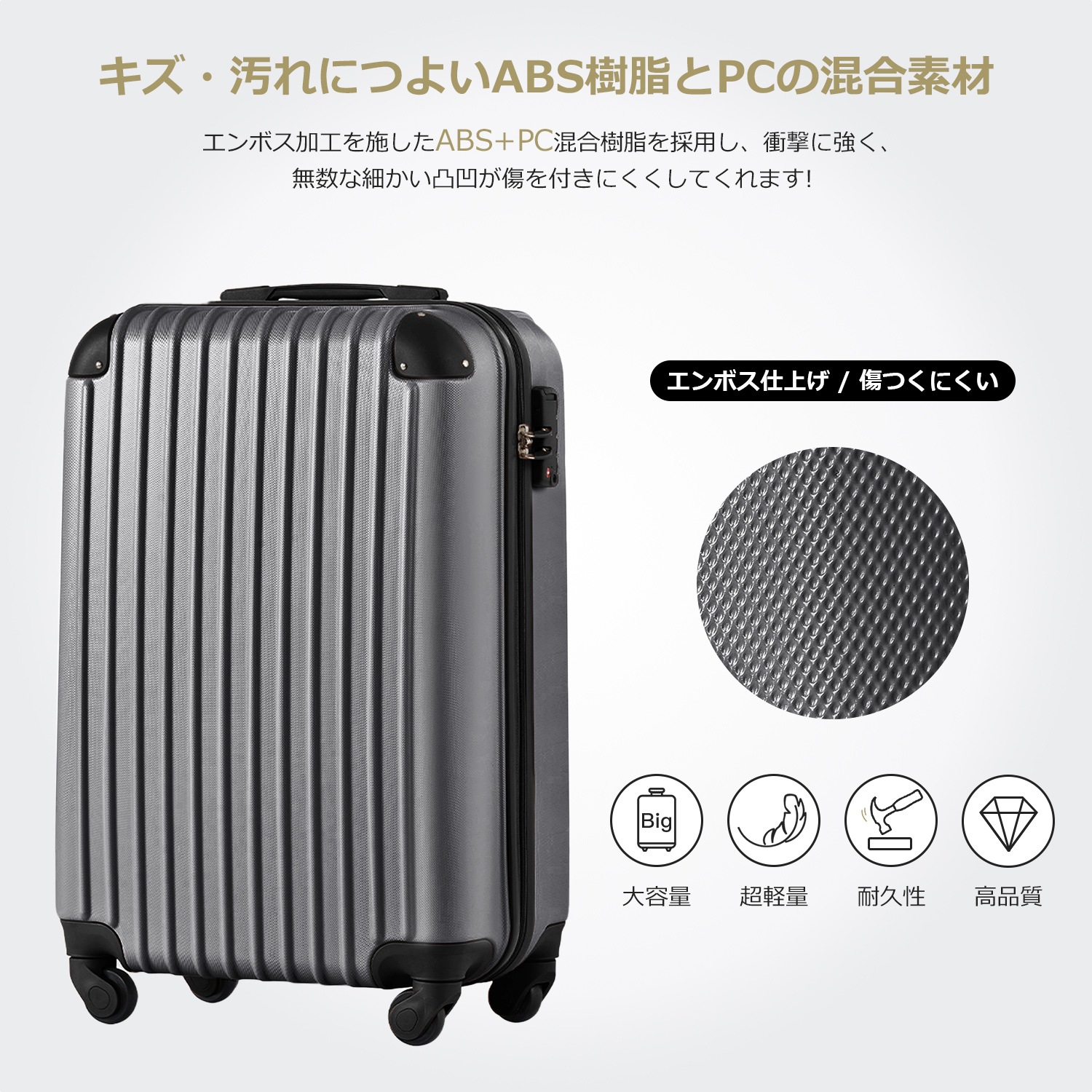 Sサイズ スーツケース キャリーバッグ キャリーケース スーツケース 2日 3日 小型 一年間保証 TSAロック搭載 おしゃれ 1年間保証