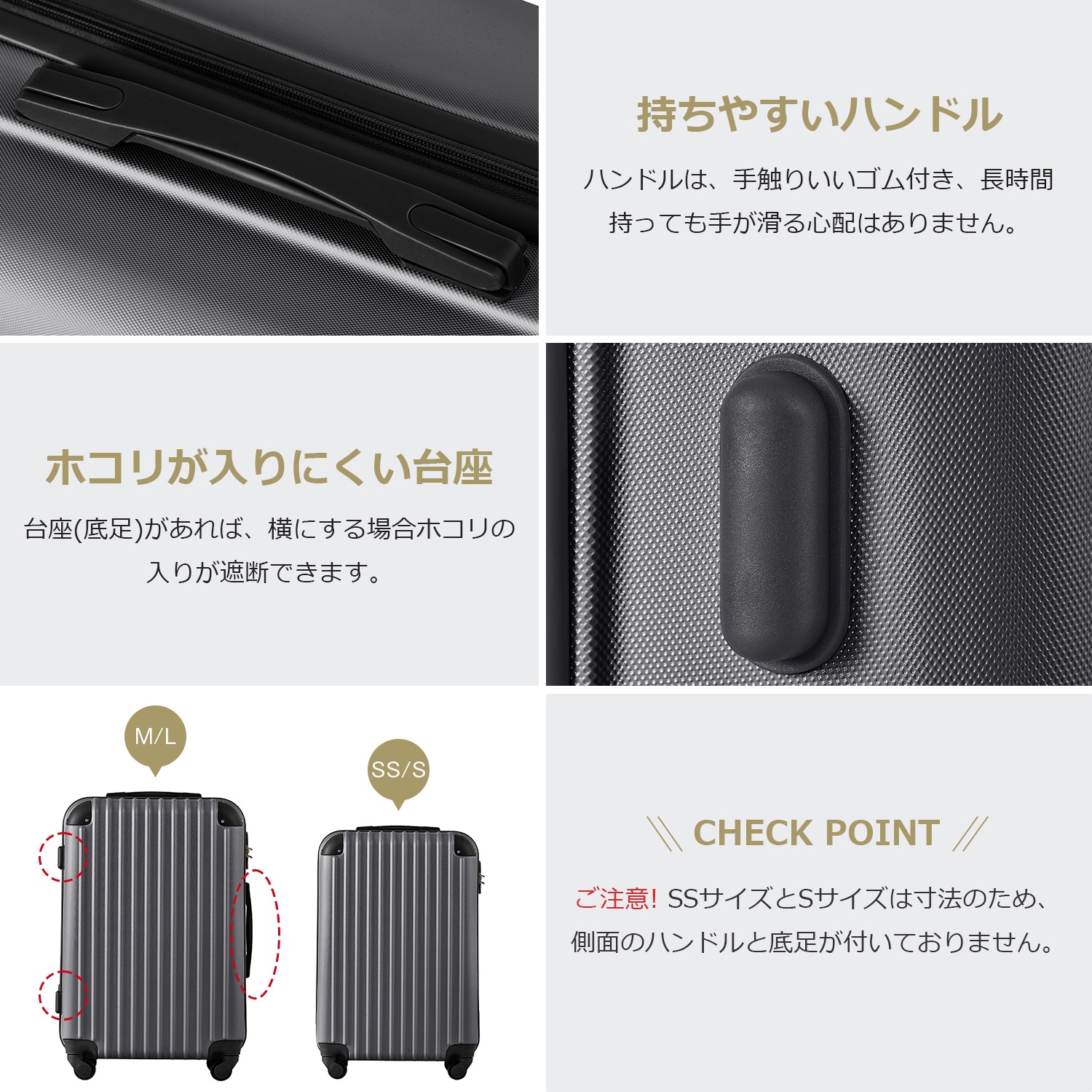 Sサイズ スーツケース キャリーバッグ キャリーケース スーツケース 2日 3日 小型 一年間保証 TSAロック搭載 おしゃれ 1年間保証