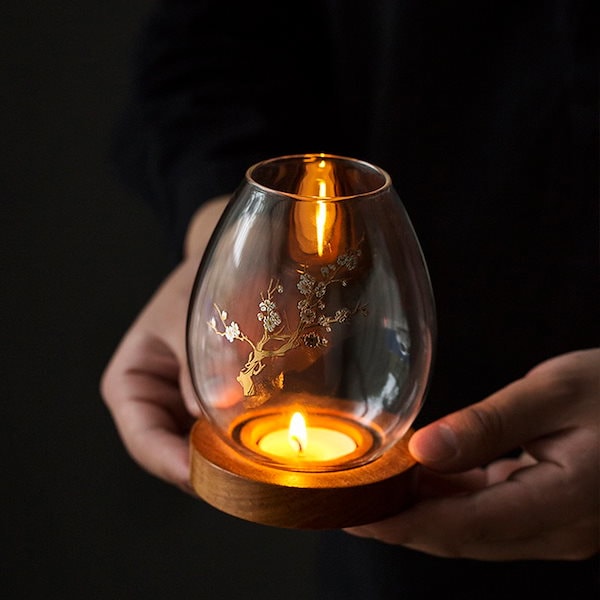 Qoo10] 新品入荷キャンドルホルダー ガラス 蝋燭