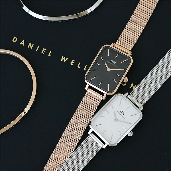 【レア】ダニエルウェリントン 白 皮ベルト 腕時計 バングル セット ウォッチ レア】ダニエルウェリントン 白 皮ベルト 腕時計 バングル セット