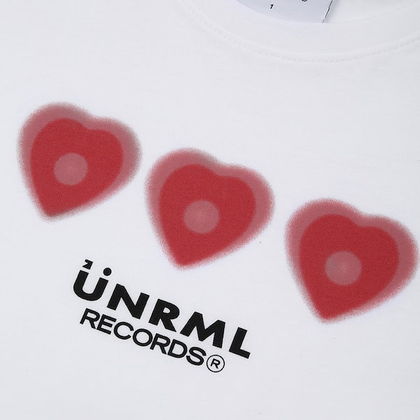 【LE SSERAFIM 宮脇咲良 サクラ着用】【UNRML】正規品 HEART GRADATION CROP TEE 半袖 Tシャツ クロップ  レディース トップス 韓国ファッション