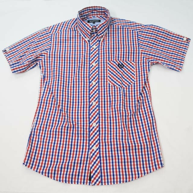 ネバートラスト HOUSE CHECK B.D. SS SHIRT