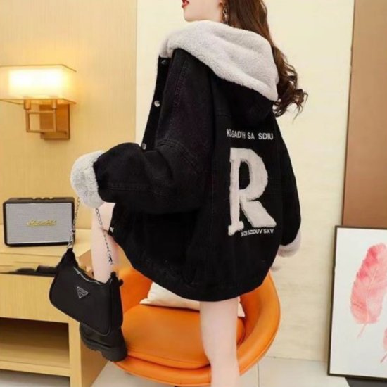 デニムジャケット オーバーサイズ ルーズ カジュアル シンプル デニム レディース 大きいサイズ デニムジャケット シンプル カジュアル オーバーサイズ ルーズ