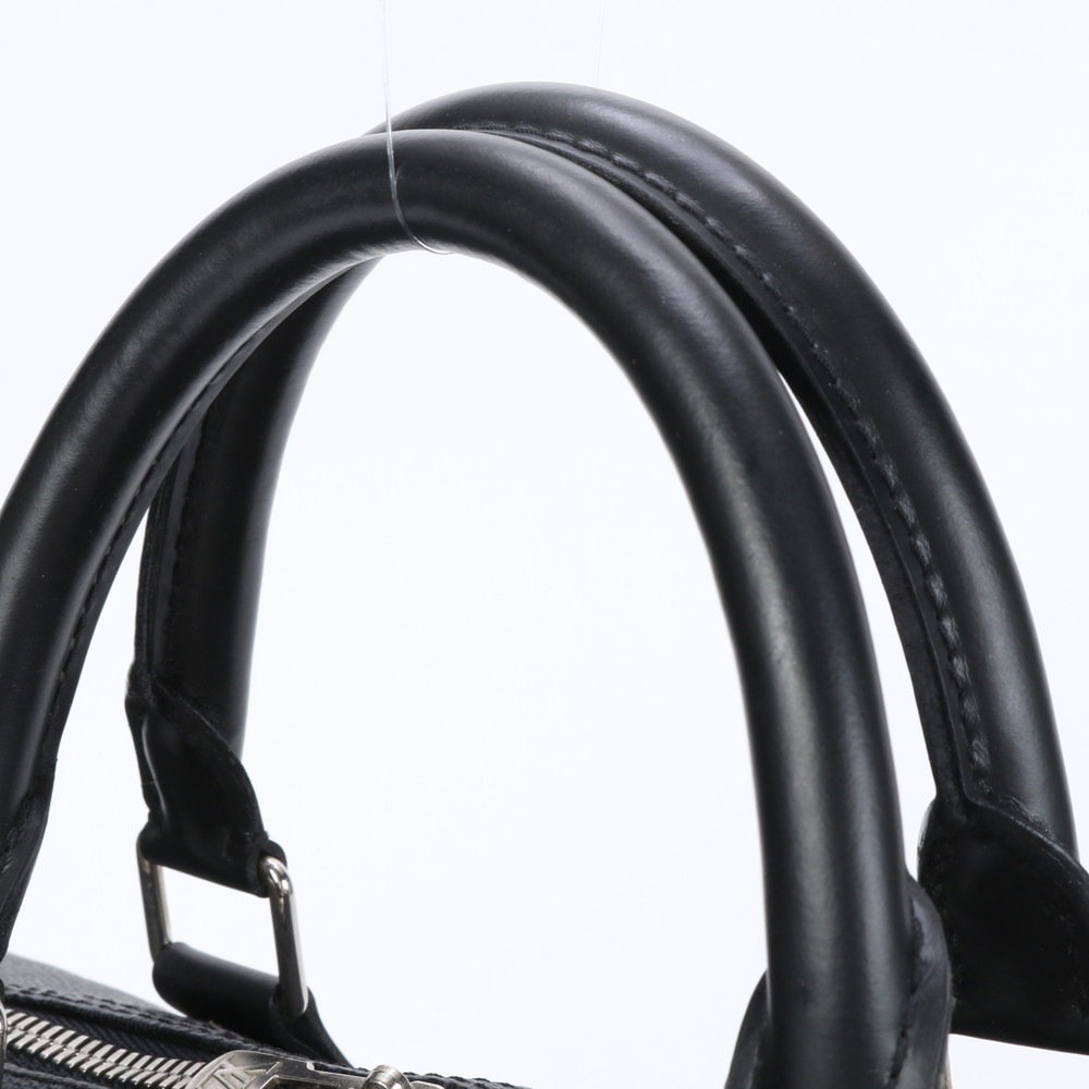 極美品 ダミエ グラフィット キーポル バンドリエール55 N41413 レザー×コーティングキャンバス ボストン バッグ 出張 旅行 ショルダー メンズ ELE BH22-6 中古