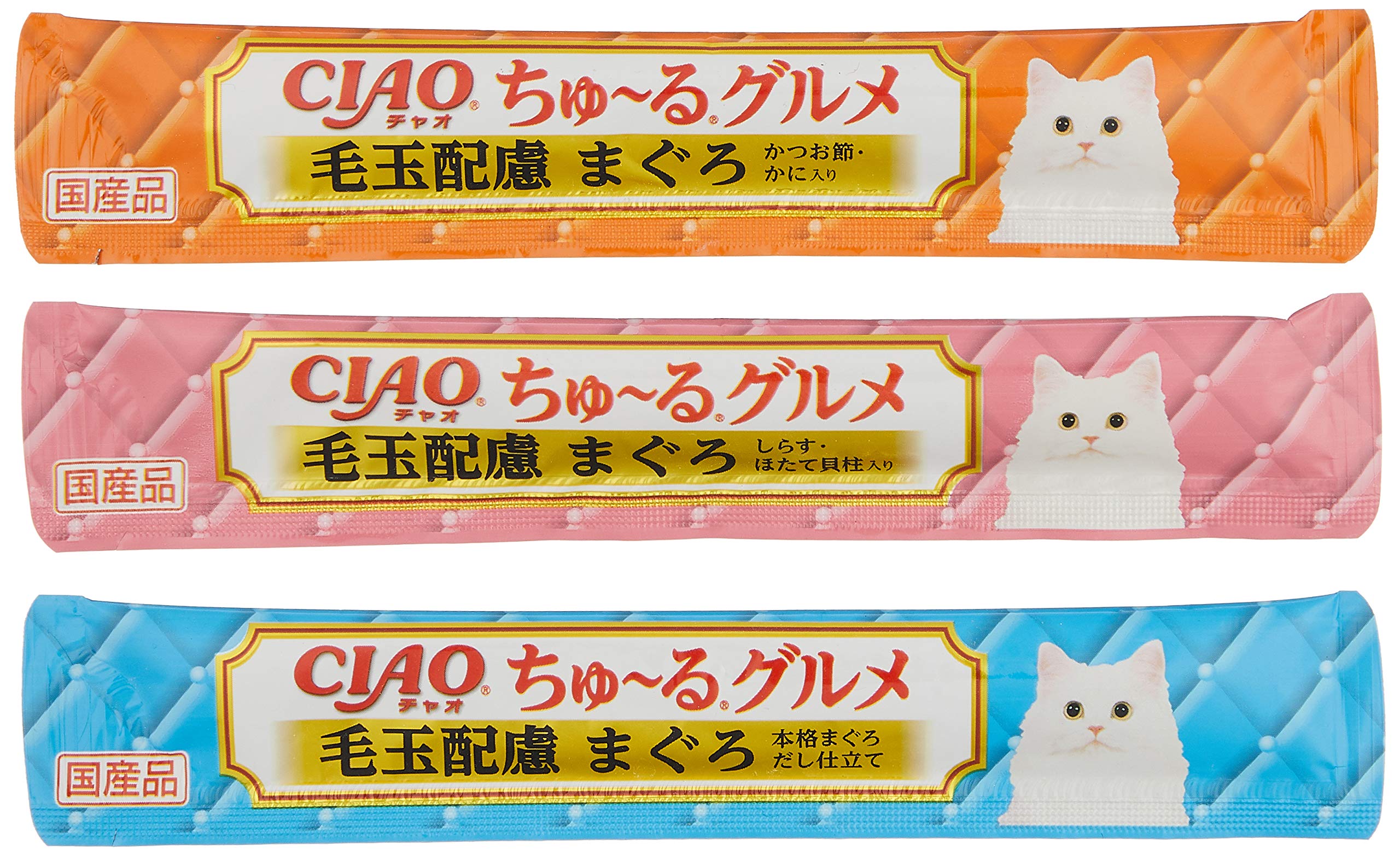 猫用おやつ ちゅ~る グルメ 毛玉配慮 まぐろ海鮮ミックス味 14グラム (x 120) 猫用おやつ ちゅ~る グルメ 毛玉配慮 まぐろ海鮮ミックス味 14グラム (x 120)