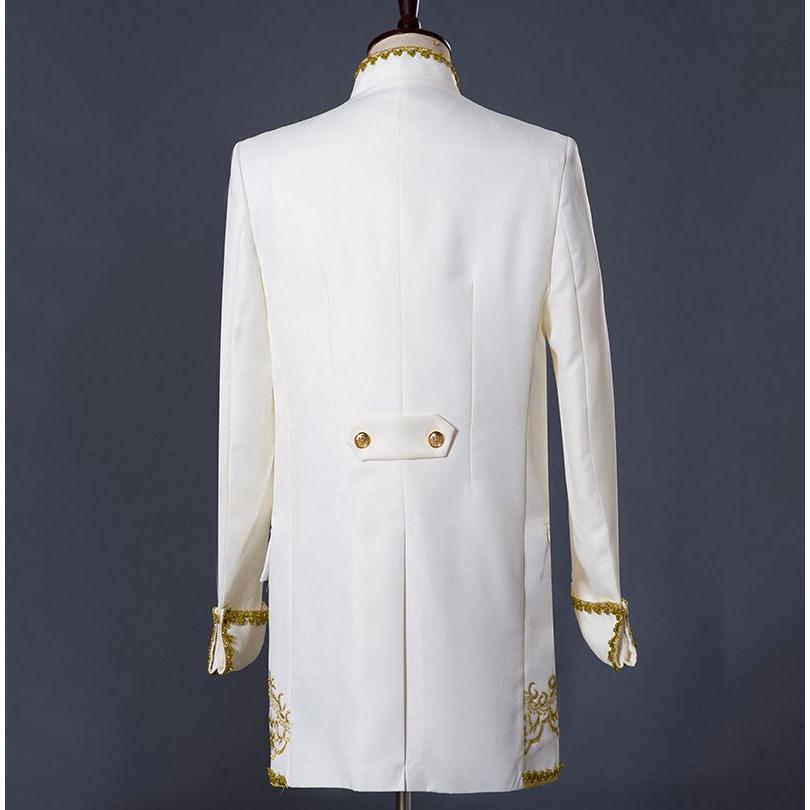 メンズスーツ セットアップ 中世 大人 王子様 貴族 メンズ 衣装 演出 ゴシック タキシード 公爵 忘年会 演奏会 舞台ステージ 演劇 貴族服 ヨーロッパ クリスマス