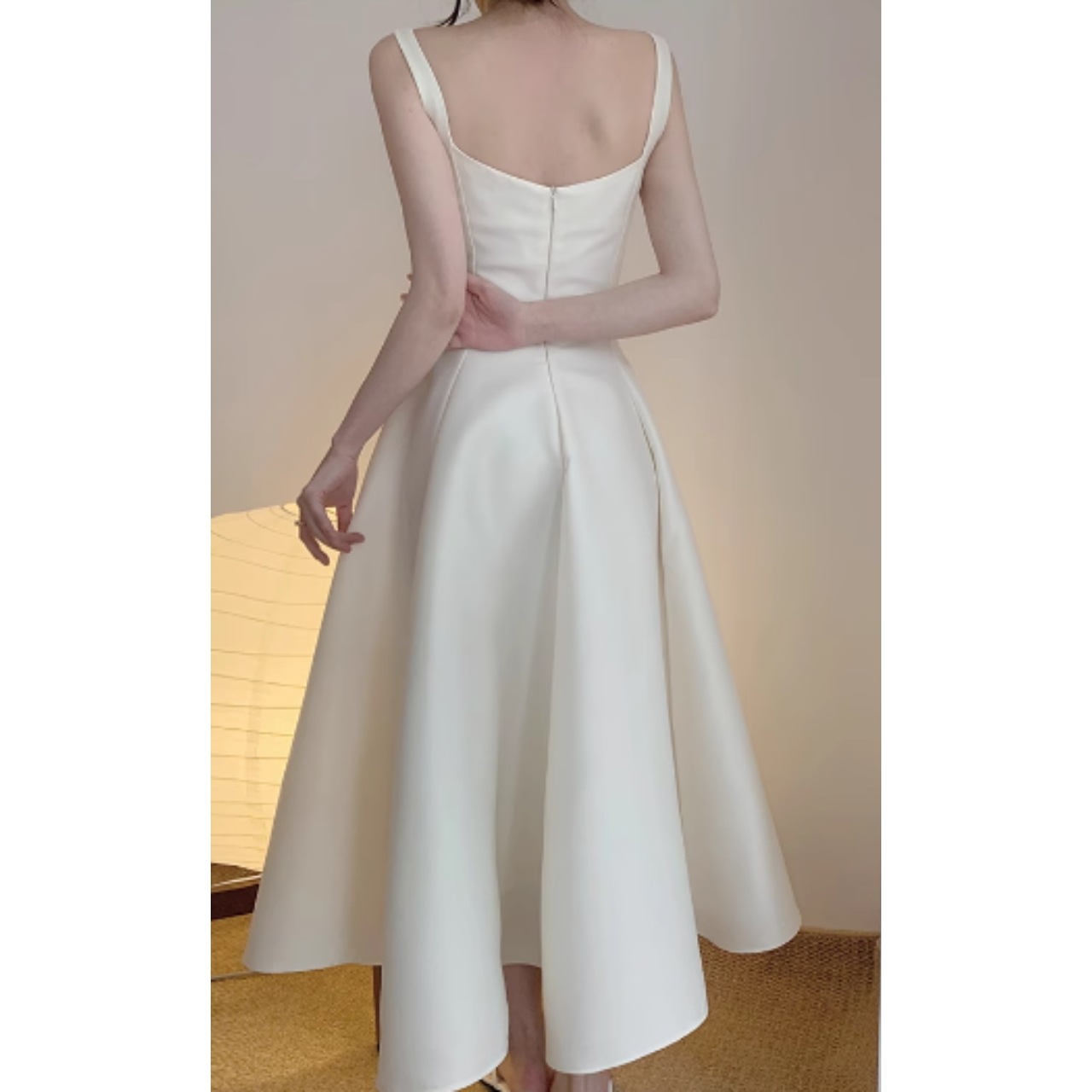 ドレス ワンピース パーティー 結婚式 二次会 披露宴 演奏会 発表会 ステージ キャバ ダンス 衣装 演劇 ラウンジ クラブ ロング 袖なし ノースリーブ スクエアネック マーメイド タイト スリム