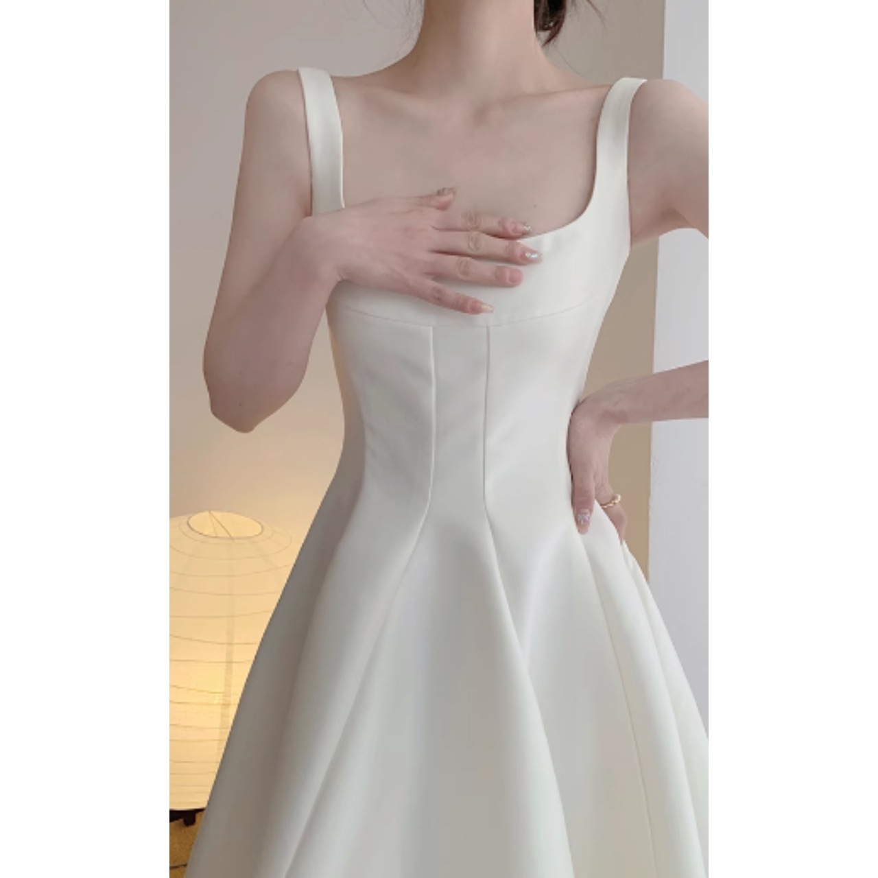 ドレス ワンピース パーティー 結婚式 二次会 披露宴 演奏会 発表会 ステージ キャバ ダンス 衣装 演劇 ラウンジ クラブ ロング 袖なし ノースリーブ スクエアネック マーメイド タイト スリム