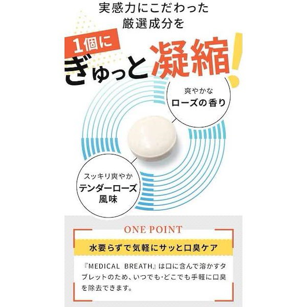 メディカルブレス 24粒入り 医薬部外品 口臭除去 オーラルケア