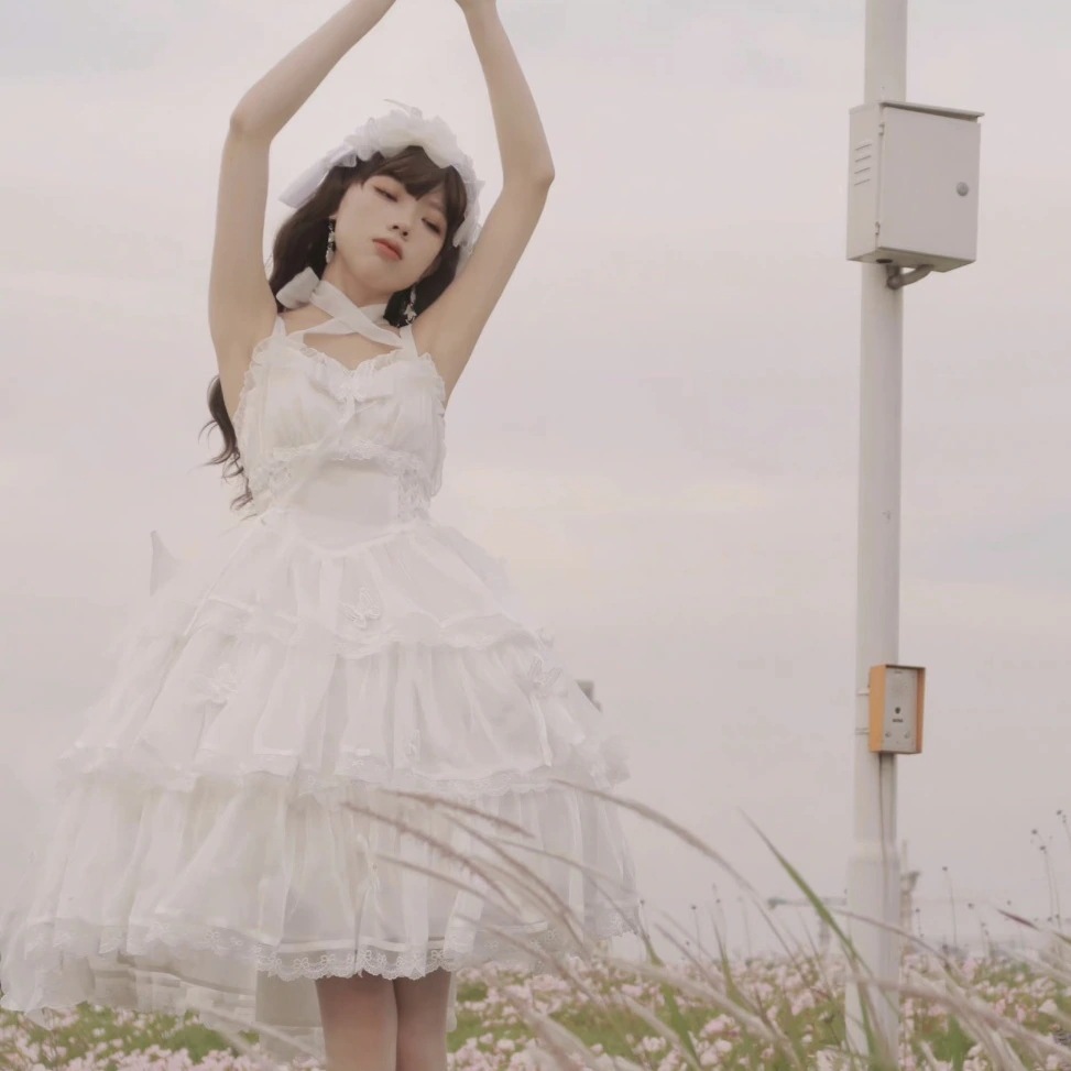 ロリータ フララさん 華麗なるロリータ かわいい キャミソールスカート バースデードレス ワンピース