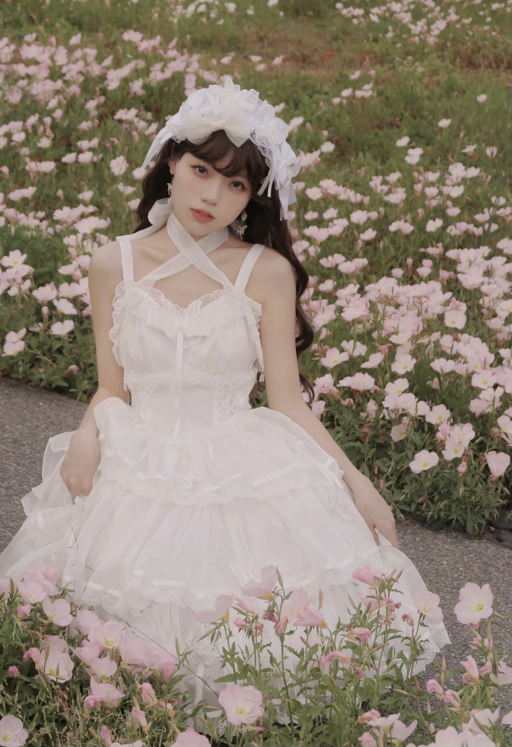 ロリータ フララさん 華麗なるロリータ かわいい キャミソールスカート バースデードレス ワンピース