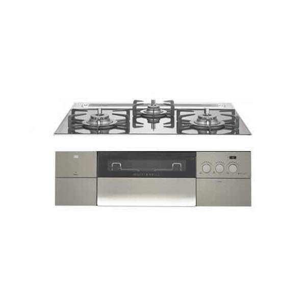 N3S14PWASKSTEC-13A PROGRE [ビルトインガスコンロ(都市ガス用両側強火力幅60cm)]