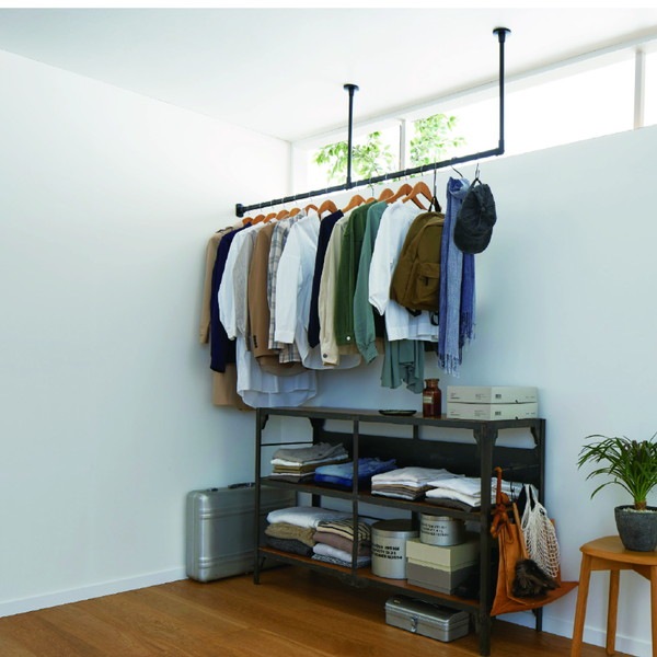 ハンギングバー H-1 天井付けLタイプセット 約140cmx15cm ブラック ハンギングバー H-1 天井付けLタイプセット 約140cmx15cm ブラック