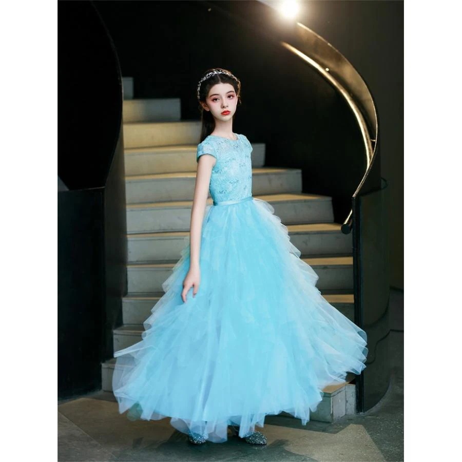 ドレス 発表会 結婚式 女の子 ピアノ発表会 120 130 140 150 160 170 フォーマル ワンピース コンクール 袖あり 半袖 ロング 子供 ロングドレス