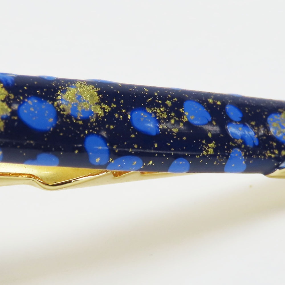 中古 タイピン メタル ラインストーン ネイビー ブルー ゴールド金具 メッキ スーツ アクセサリー メンズ 男性 中古 タイピン メタル ラインストーン ネイビー ブルー ゴールド金具 メッキ スーツ アクセサリー メンズ 男性