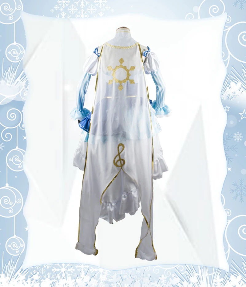 VOCALOID風 雪ミク 初音ミク 雪のプリンセス コスプレ衣装 コスチューム イベント仮装