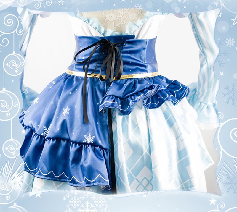 VOCALOID風 雪ミク 初音ミク 雪のプリンセス コスプレ衣装 コスチューム イベント仮装