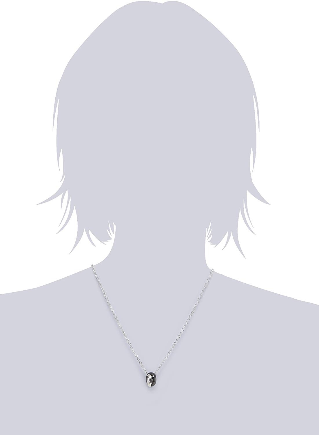 ネックレス ペンダント ブラック シルバー 04N124SM サージカルステンレス メンズ 男性 ギフト プレゼント おすすめ 誕生日 クリスマス バレンタイン お祝い