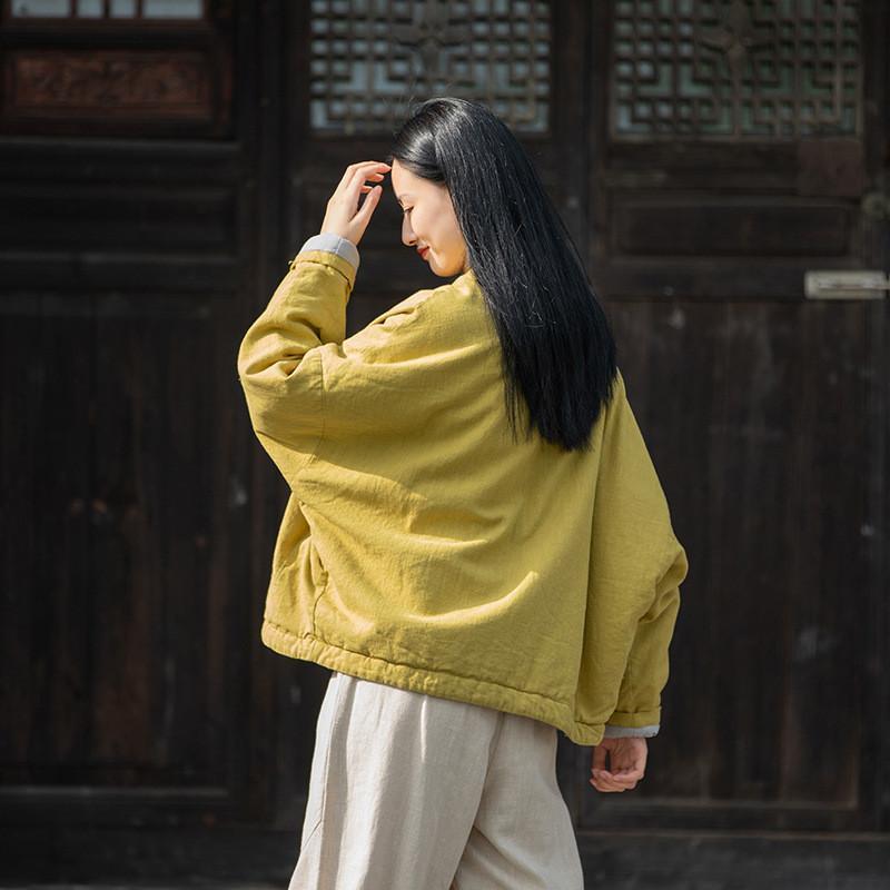 入荷 中綿ジャケット レディース 中綿コート ダウンコート 前開き アウター 無地 カジュアル シンプル 保温 おしゃれ ファション フェミニン