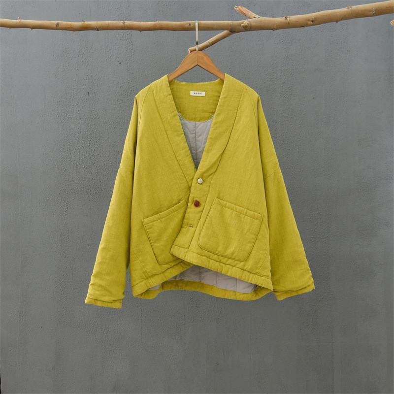 入荷 中綿ジャケット レディース 中綿コート ダウンコート 前開き アウター 無地 カジュアル シンプル 保温 おしゃれ ファション フェミニン