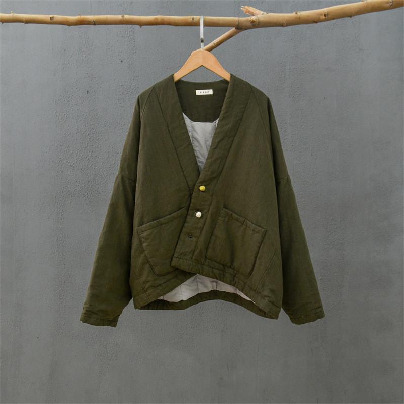 入荷 中綿ジャケット レディース 中綿コート ダウンコート 前開き アウター 無地 カジュアル シンプル 保温 おしゃれ ファション フェミニン