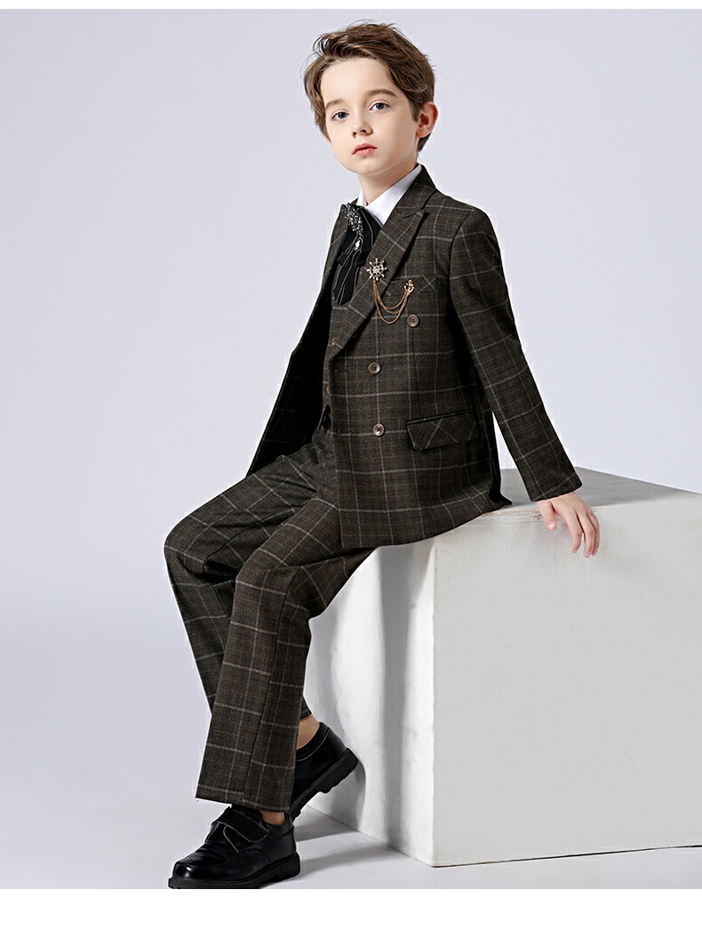 季節限定上品 子供スーツ Kids suits 男の子 チェック柄子供服 スーツ 3点&6点セット 入学式 上下セット ジュニア キッズ 入園式スーツ 男児スーツ 結婚式 発表会 卒業式 花婿の介添え 季節限定上品 子供スーツ Kids suits 男の子 チェック柄子供服 スーツ 3点&6点セット 入学式 上下セット ジュニア キッズ 入園式スーツ 男児スーツ 結婚式 発表会 卒業式 花婿の介添え