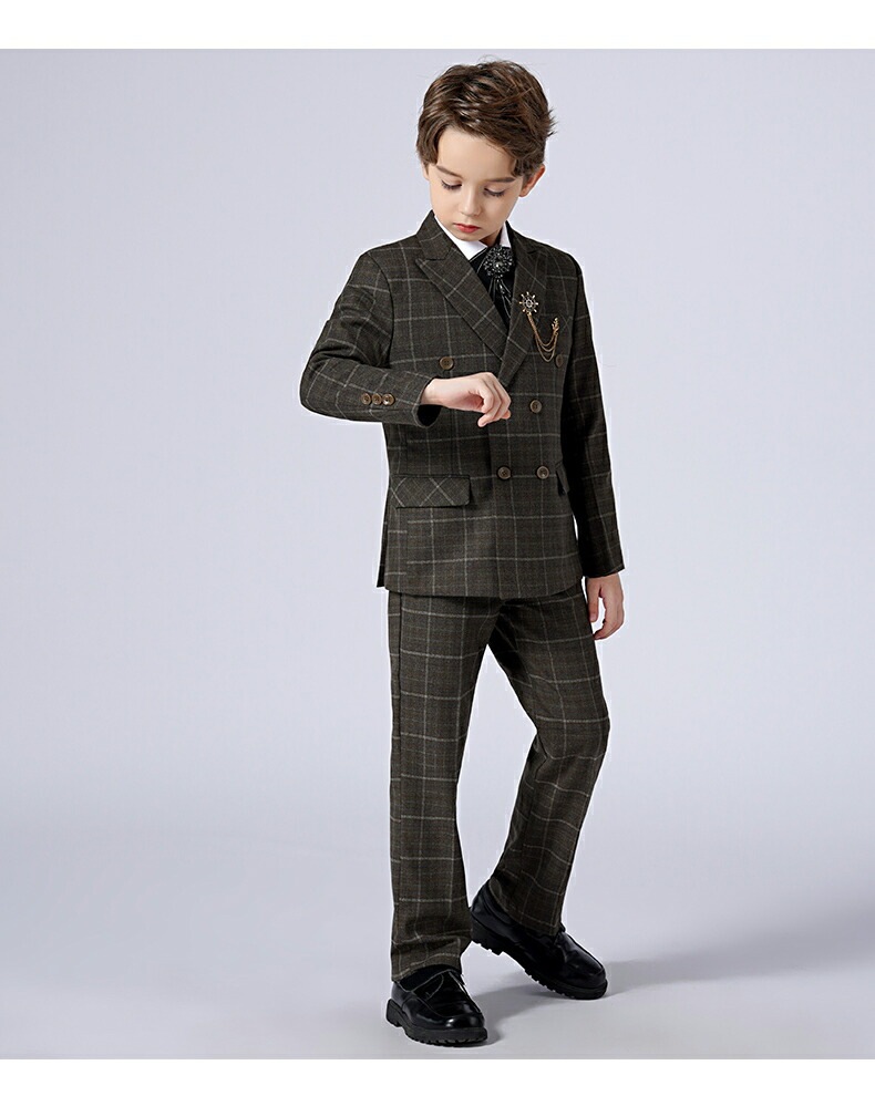 季節限定上品 子供スーツ Kids suits 男の子 チェック柄子供服 スーツ 3点&6点セット 入学式 上下セット ジュニア キッズ 入園式スーツ 男児スーツ 結婚式 発表会 卒業式 花婿の介添え 季節限定上品 子供スーツ Kids suits 男の子 チェック柄子供服 スーツ 3点&6点セット 入学式 上下セット ジュニア キッズ 入園式スーツ 男児スーツ 結婚式 発表会 卒業式 花婿の介添え