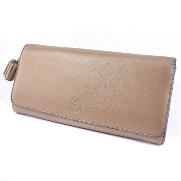 Qoo10] Loewe 182N81.F13 長財布 ラムスキン