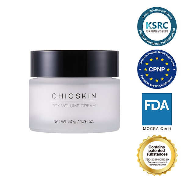 Qoo10] CHICSKIN TOX ボリュームクリーム フェイスクリ