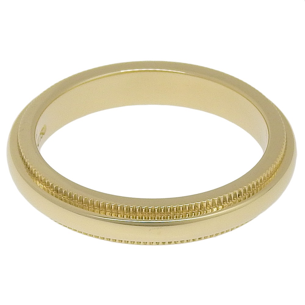 ミルグレイン リング・指輪 K18イエローゴールド 7号 約3.9g レディース 中古品 Aランク ミルグレイン リング・指輪 K18イエローゴールド 7号 約3.9g レディース 中古品 Aランク