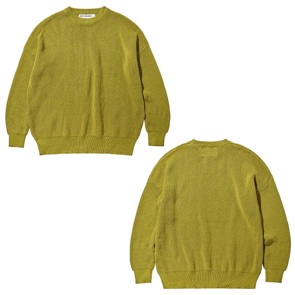 【TXT ヨンジュン着用】正規品 DAILY ROUND KNIT シンプル ストリート ロゴ 無地 長袖 プルオーバー コットン 韓国ファッション  韓国ブランド【韓国発送/海外通販/関税込】