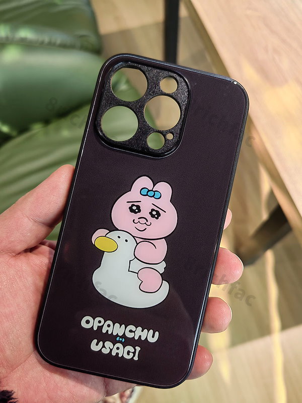 Qoo10] 新品 おぱんちゅうさぎ スマホケース か