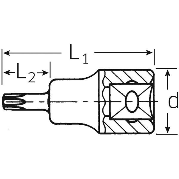 STAHLWILLE(スタビレー) 54TX-T25 (1/2SQ)ヘクスローブソケット (03100025) STAHLWILLE(スタビレー) 54TX-T25 (1/2SQ)ヘクスローブソケット (03100025)