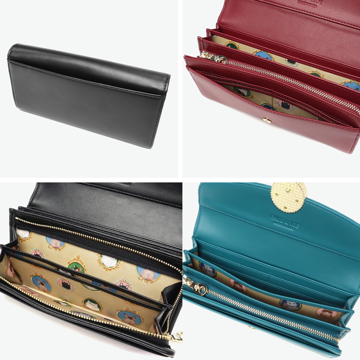 長財布 ブランド 大容量 かぶせ 財布 カード 小銭入れ 合皮 かわいい 可愛い おしゃれ 上品 猫 ねこ CAT BROOCH かぶせ束入れ PJA-W1171 長財布 ブランド 大容量 かぶせ 財布 カード 小銭入れ 合皮 かわいい 可愛い おしゃれ 上品 猫 ねこ CAT BROOCH かぶせ束入れ PJA-W1171