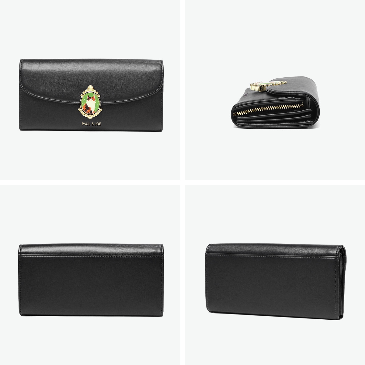 長財布 ブランド 大容量 かぶせ 財布 カード 小銭入れ 合皮 かわいい 可愛い おしゃれ 上品 猫 ねこ CAT BROOCH かぶせ束入れ PJA-W1171 長財布 ブランド 大容量 かぶせ 財布 カード 小銭入れ 合皮 かわいい 可愛い おしゃれ 上品 猫 ねこ CAT BROOCH かぶせ束入れ PJA-W1171