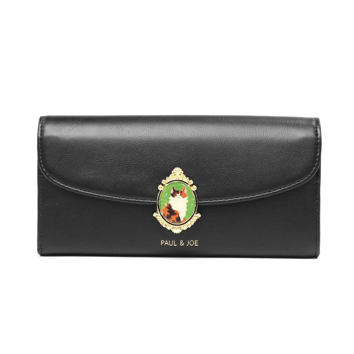 長財布 ブランド 大容量 かぶせ 財布 カード 小銭入れ 合皮 かわいい 可愛い おしゃれ 上品 猫 ねこ CAT BROOCH かぶせ束入れ PJA-W1171 長財布 ブランド 大容量 かぶせ 財布 カード 小銭入れ 合皮 かわいい 可愛い おしゃれ 上品 猫 ねこ CAT BROOCH かぶせ束入れ PJA-W1171