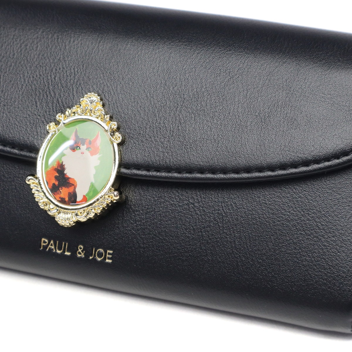 長財布 ブランド 大容量 かぶせ 財布 カード 小銭入れ 合皮 かわいい 可愛い おしゃれ 上品 猫 ねこ CAT BROOCH かぶせ束入れ PJA-W1171 長財布 ブランド 大容量 かぶせ 財布 カード 小銭入れ 合皮 かわいい 可愛い おしゃれ 上品 猫 ねこ CAT BROOCH かぶせ束入れ PJA-W1171