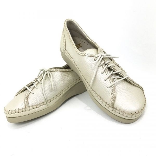 BAR 定価2.1万 人間工学に基づいた靴 高級本革 コンフォートシューズ ベアー 25.3cm22211656スニーカー