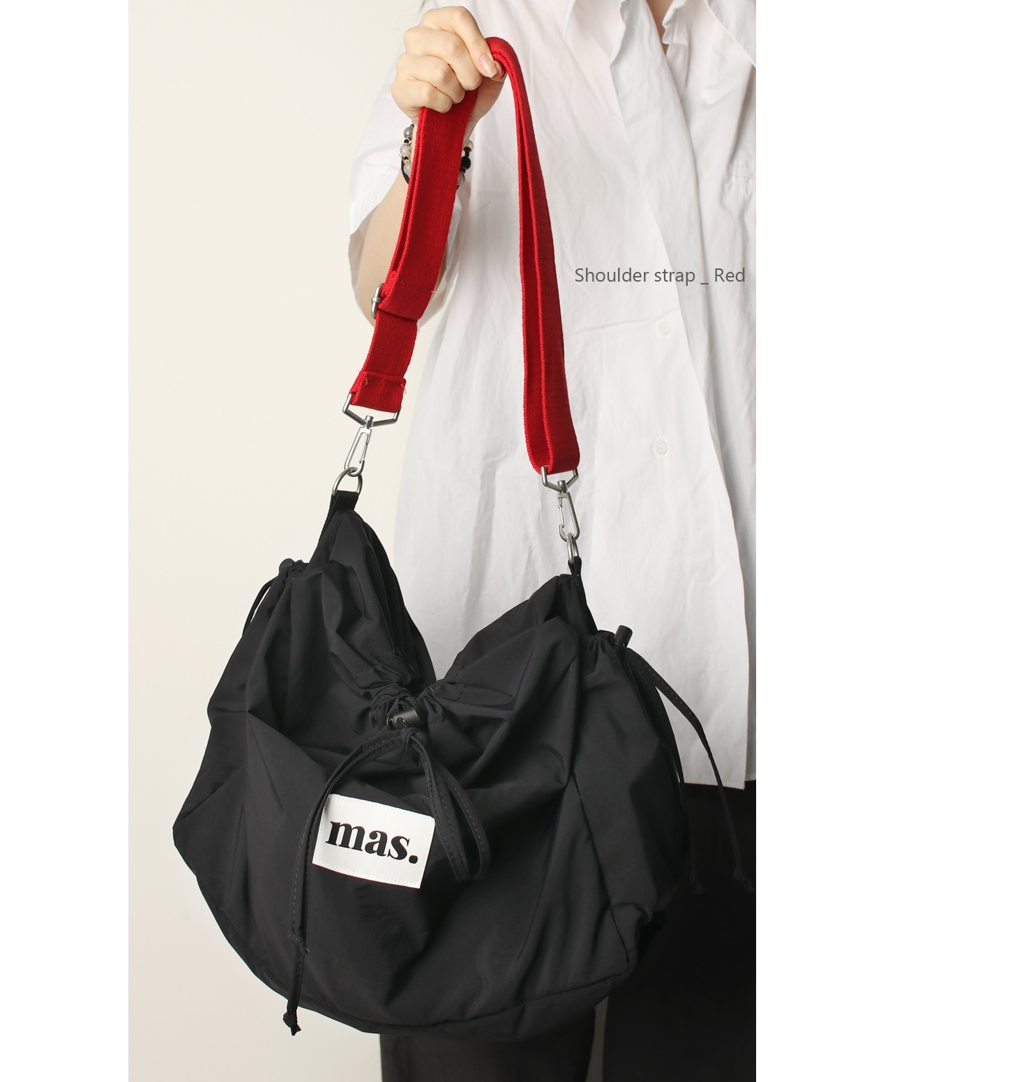 ☆韓国の人気☆【masmarulez】☆Daily string bobu bag☆バッ.グ MUSINSA | MASMARULEZ [INT] Daily string bobu bag _ Black