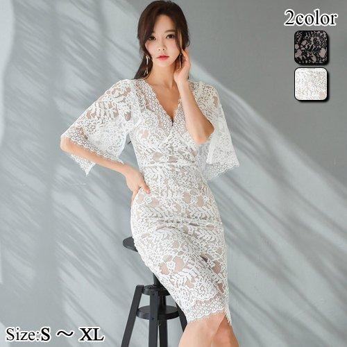 キャバドレス ナイトドレス ミディアムドレス ハイウエスト タイト ワンピース 花柄 Vネック 総レース 切り替え レディース グラシア キャバドレス ナイトドレス ミディアムドレス ハイウエスト タイト ワンピース 花柄 Vネック 総レース 切り替え レディース グラシア