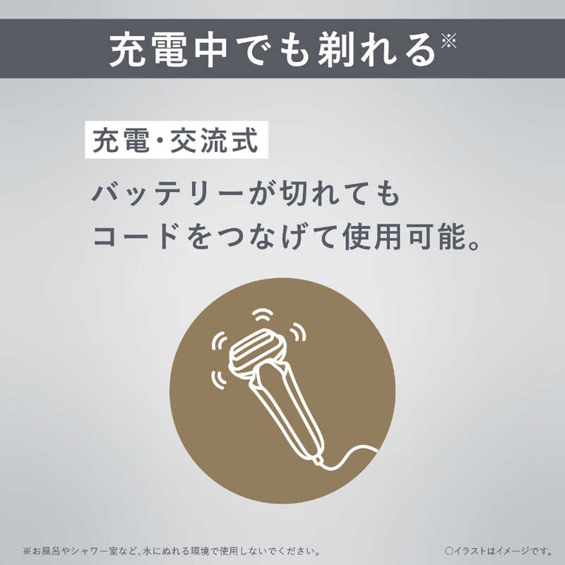 パナソニック　Panasonic　メンズシェーバー ラムダッシュ3 ［3枚刃 /AC100V-240V］ 茶　ES-L320D-T