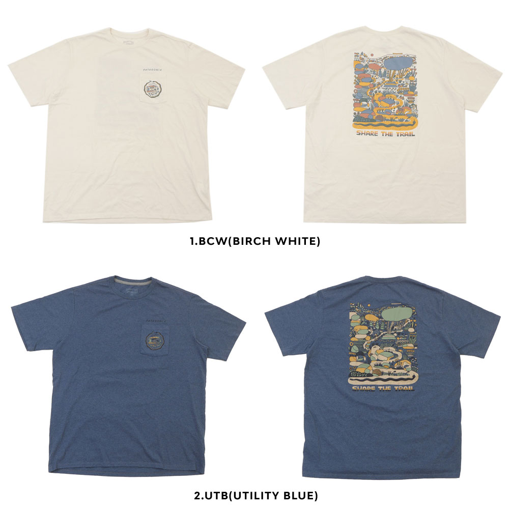 パタゴニア Patagonia MS COMMONTRAIL POCKET RESPONSIBILI-TEE 37772 200-009414-130 パタゴニア Patagonia MS COMMONTRAIL POCKET RESPONSIBILI-TEE 37772 200-009414-130
