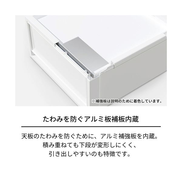 天馬 Fitsフィッツケース FC40-3530 ホワイトクリア 1個