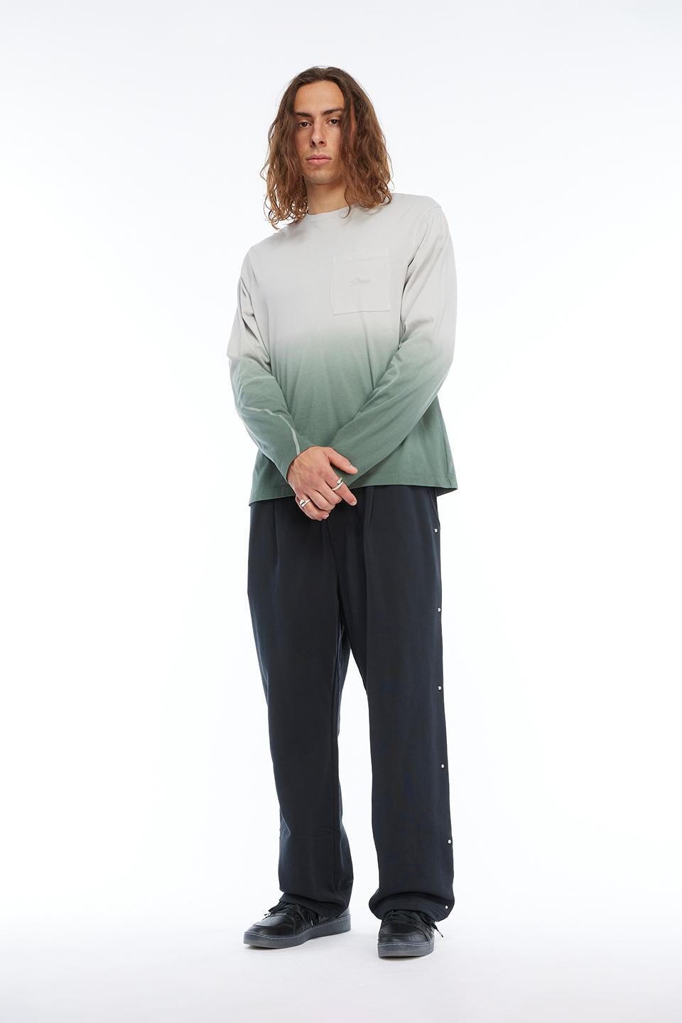 【DIME】 GRADIENT LS SHIRT : GREEN