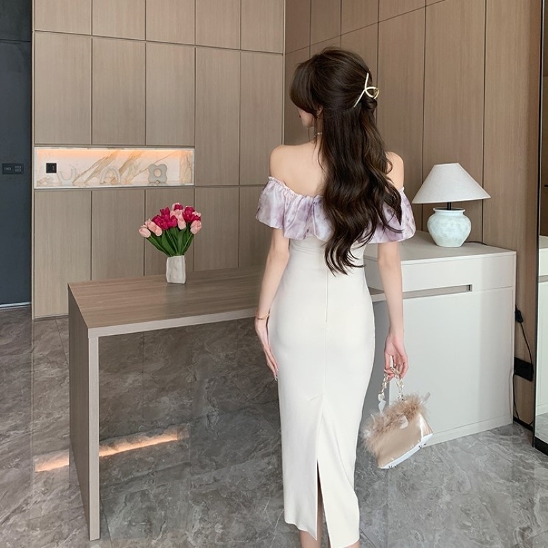 ワンピース パーティードレス 二次会ドレス 膝丈ドレス ワンピドレス セクシードレス オフショルダー フリル バックスリット ハイウエスト きれいめ 大人 上品 おしゃれ お洒落 セクシー レディース ワンピース パーティードレス 二次会ドレス 膝丈ドレス ワンピドレス セクシードレス オフショルダー フリル バックスリット ハイウエスト きれいめ 大人 上品 おしゃれ お洒落 セクシー レディース