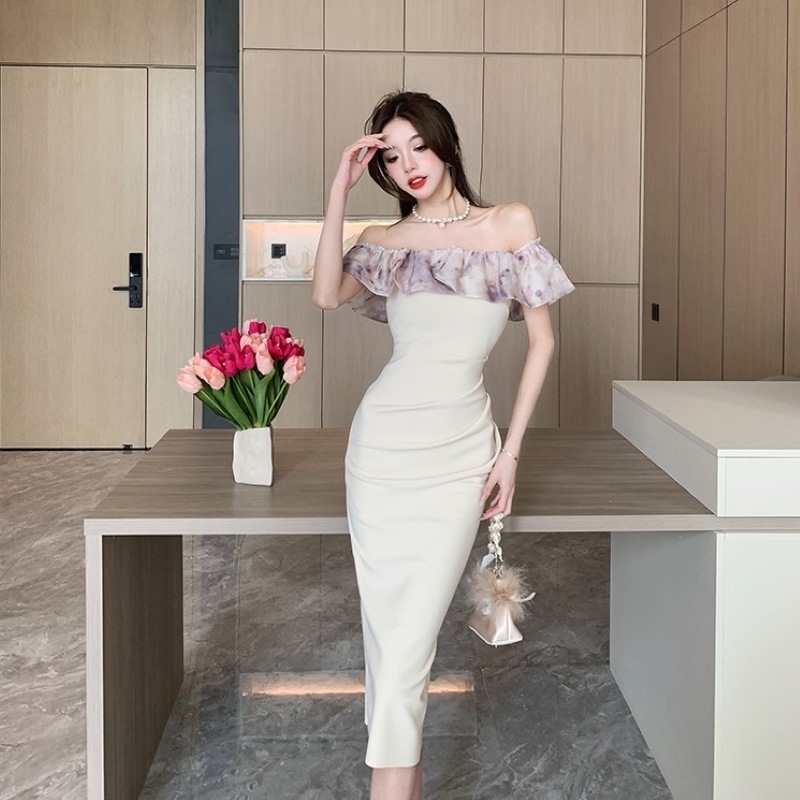 ワンピース パーティードレス 二次会ドレス 膝丈ドレス ワンピドレス セクシードレス オフショルダー フリル バックスリット ハイウエスト きれいめ 大人 上品 おしゃれ お洒落 セクシー レディース ワンピース パーティードレス 二次会ドレス 膝丈ドレス ワンピドレス セクシードレス オフショルダー フリル バックスリット ハイウエスト きれいめ 大人 上品 おしゃれ お洒落 セクシー レディース