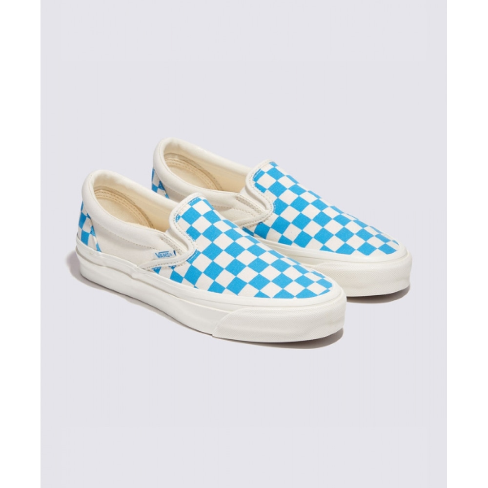 VANS MTE スリップオンイシュー 98-チェッカーボードシアンブルー/VN000CWA0H71