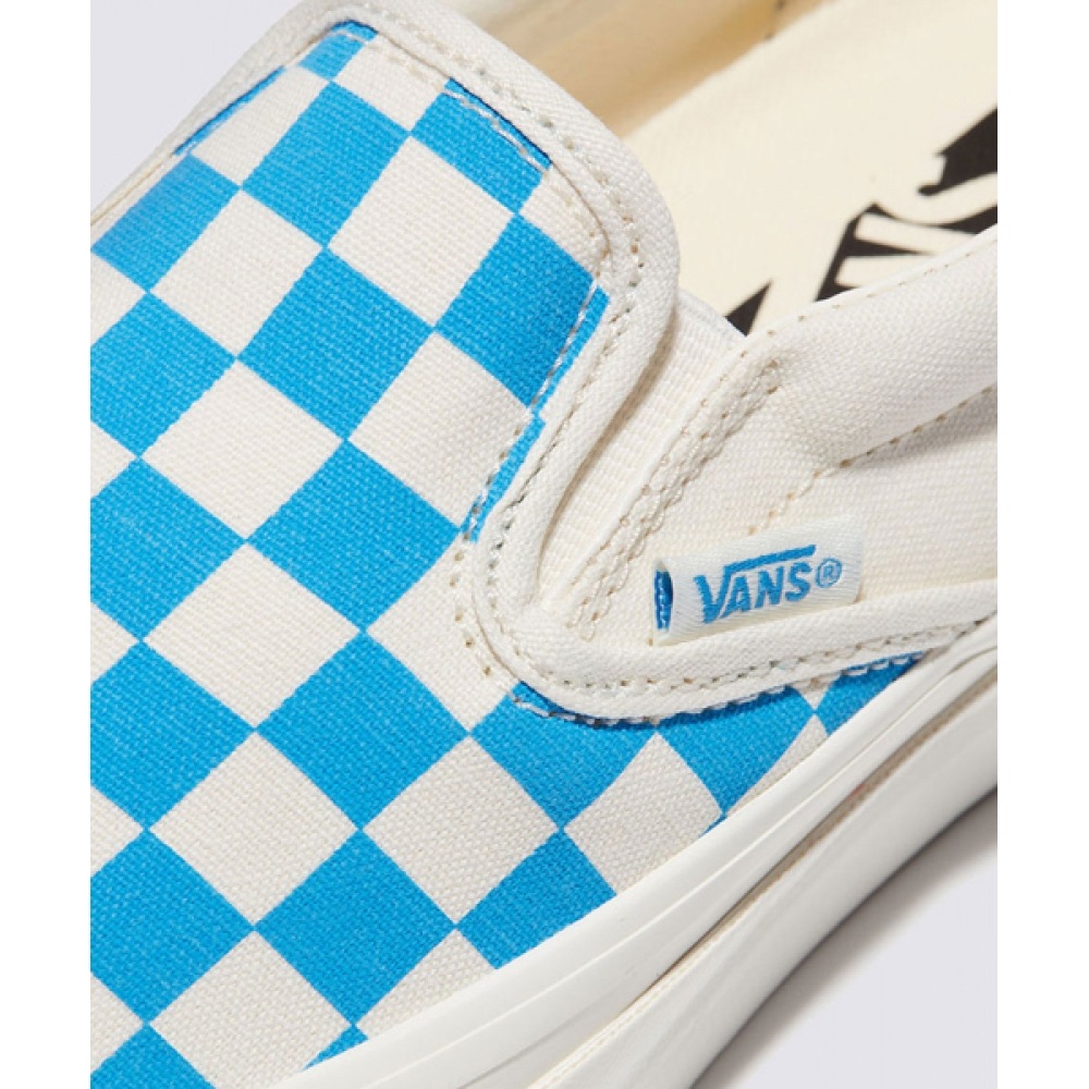 VANS MTE スリップオンイシュー 98-チェッカーボードシアンブルー/VN000CWA0H71